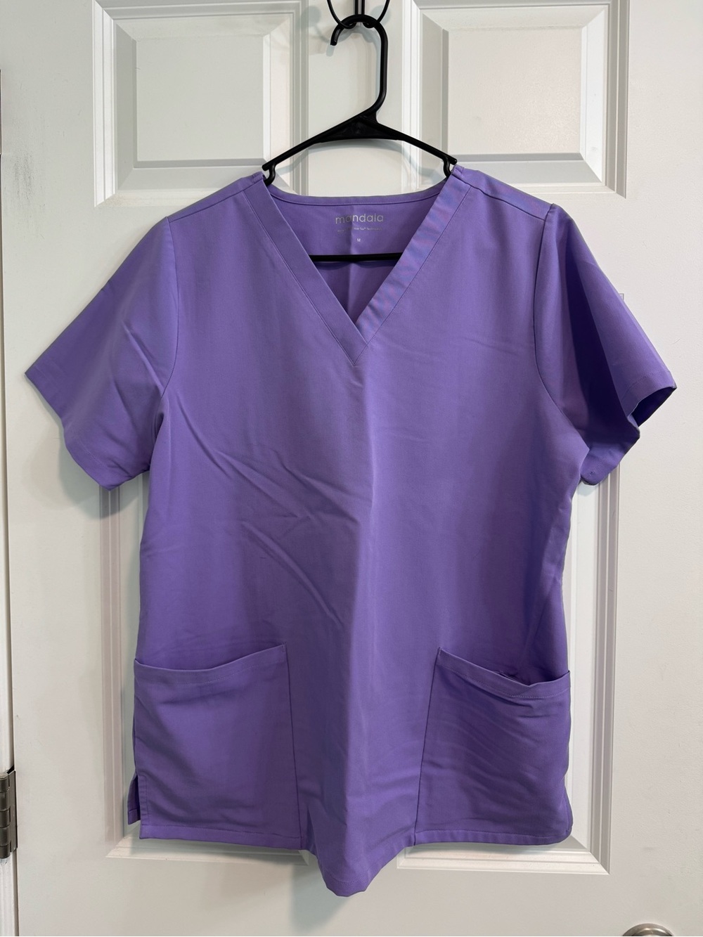 Mandala 6 Pocket scrub Top- Lavender